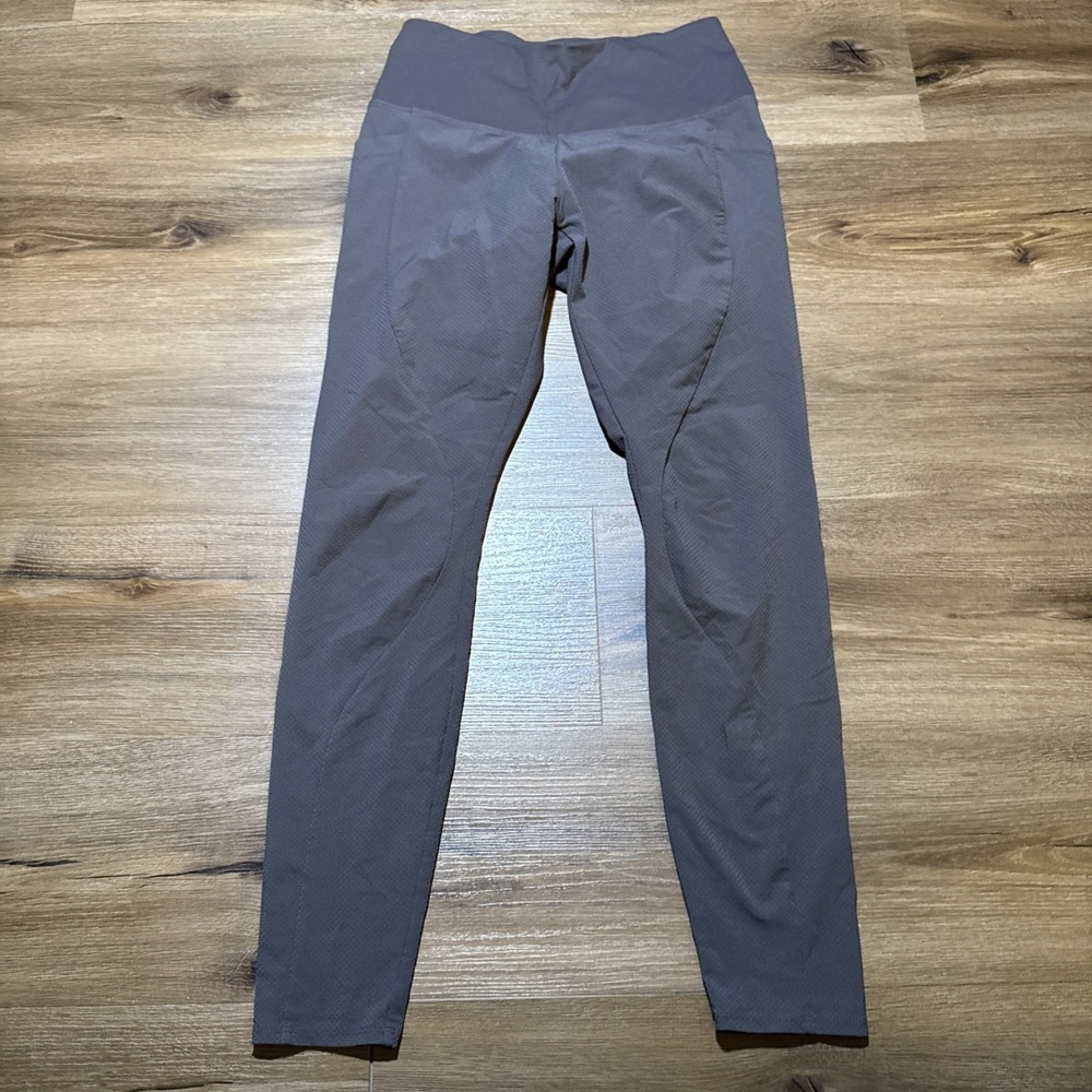 Athleta Size 4P Pet Quest Hybrid Tight Legging Shale Purple Brown Hiking Workout